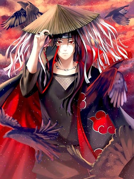 1-HO7785 Uchiha Itachi 60cm x 80cm,24inch x 32inch Silk Print Poster