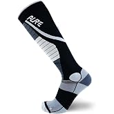 Pure Athlete Lifting Socks- Weightlifting Shin Guards, Deadlift Protector Compression Sock for Cross Training &amp; Weightlift