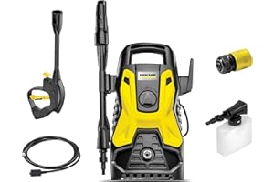 Kärcher Lavadora de Alta pressão Prática Black, 1500 PSI/Libras, 1400W, 300L/h com Aplicador de Detergente e Lança Regulável 220V