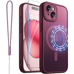 ROYBENS for iPhone 15 Matte Clear Case Compatible