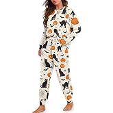 TOFRIMADE Drawstring Pajamas for Women Set 2 Piece Long Sleeve Pajama Sets Comfy Loungewear Pjs Trendy Cozy Sleepwear