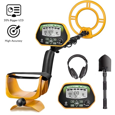 RM RICOMAX Professional Metal Detector GC-1037【Disc & Notch & Pinpoint Modes】 Metal Detector Waterproof IP68 with High Accuracy【Advanced DSP Chip】 ...