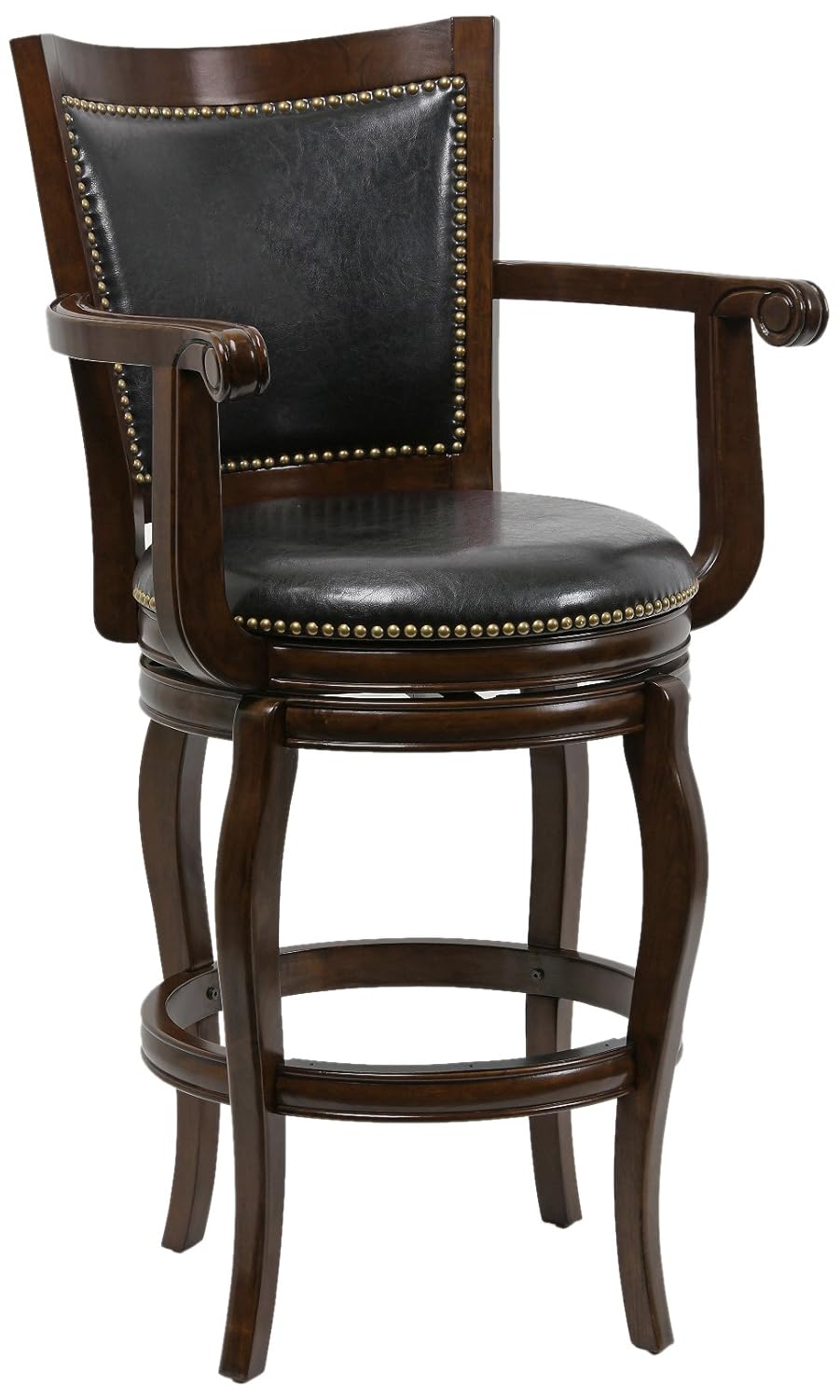 Best “bar stool swivel armrest 26 inch”