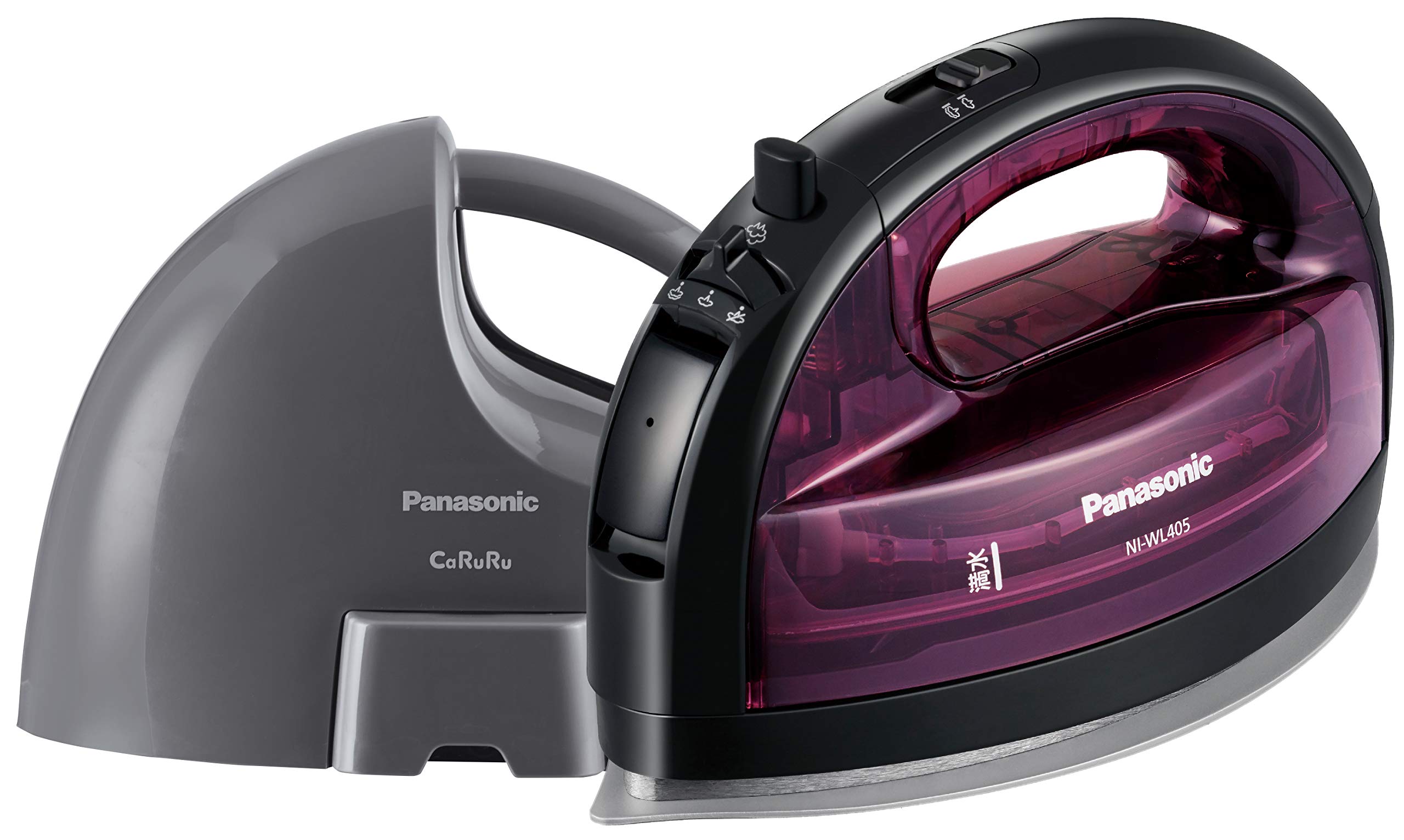 パナソニック コードレススチームWヘッドアイロン ピンク NI-WL405-P商品画像