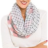 Infinity Scarf for Women Lightweight Fashion Scarves for Summer Fall