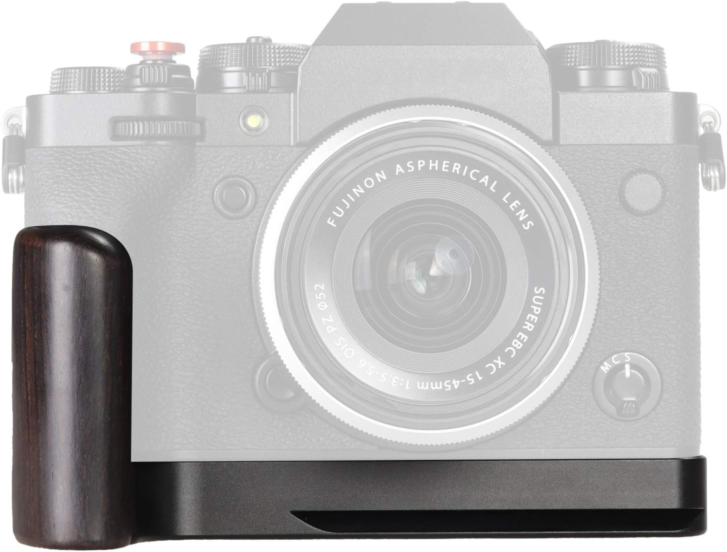 WEPOTO XT4-B Hand Grip Quick Release Plate L Bracket QR Plate Compatible with Fujifilm X-T4 Camera -Aluminium Ebony