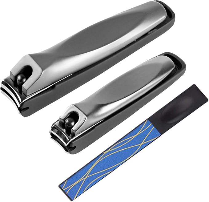 Large Nail Clippers Set nail clippers catch clippings fingernail