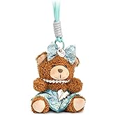LuckGift Cute Plush Teddy Bear Keychain – Soft Bag & Car Charm, Adorable Gift for Women & Girls, Christmas or Birthday