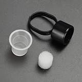 ATOMUS 50pk Tattoo Ink Ring Cups Disposable Pigment Holder Sponge Microblading view 5