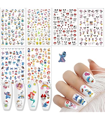 Amazon.com: Monsters Inc Waterslide Nail Decals by One Stop Nails V1. :  Beauty & Personal Care