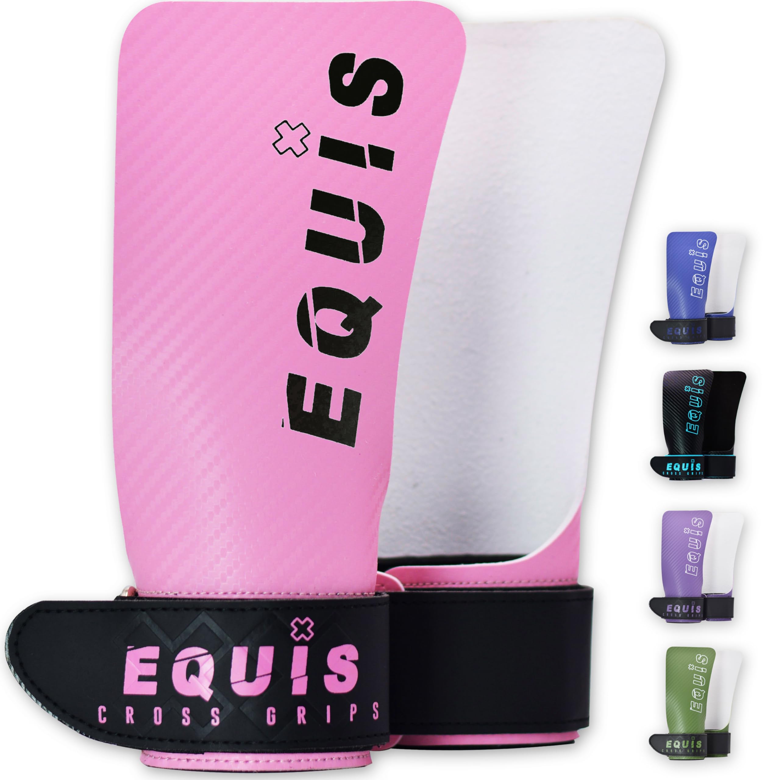 EQUIS GOVICENS Grips for Cross Training, Cross Training, Protection for Gymnastics and Calisthenics (Pink)