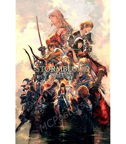 Amazon.com: PrimePoster - Final Fantasy XIV A Realm Reborn Poster
