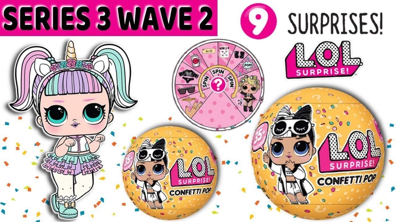 Amazon.es: L.O.L. Surprise! - Confetti POP, 1 unidad (Giochi Preziosi LLU10000) [modelos surtidos]: Juguetes y juegos