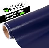 VINYL FROG Matte Navy Blue Permanent Adhesive Vinyl Roll 12x10ft view 1