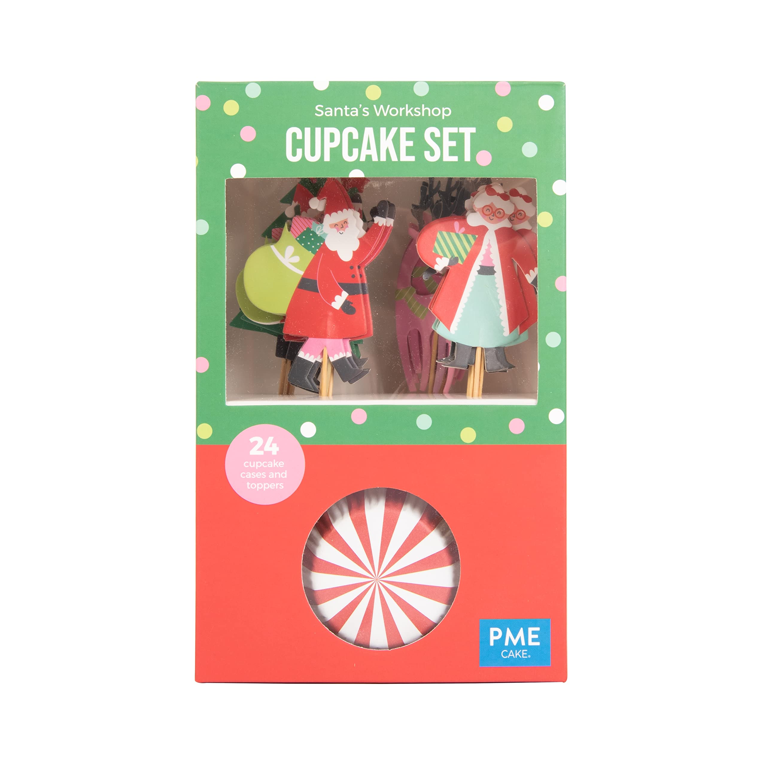 PME Cupcake Set - Santas Workshop, Set of 24 — image 1