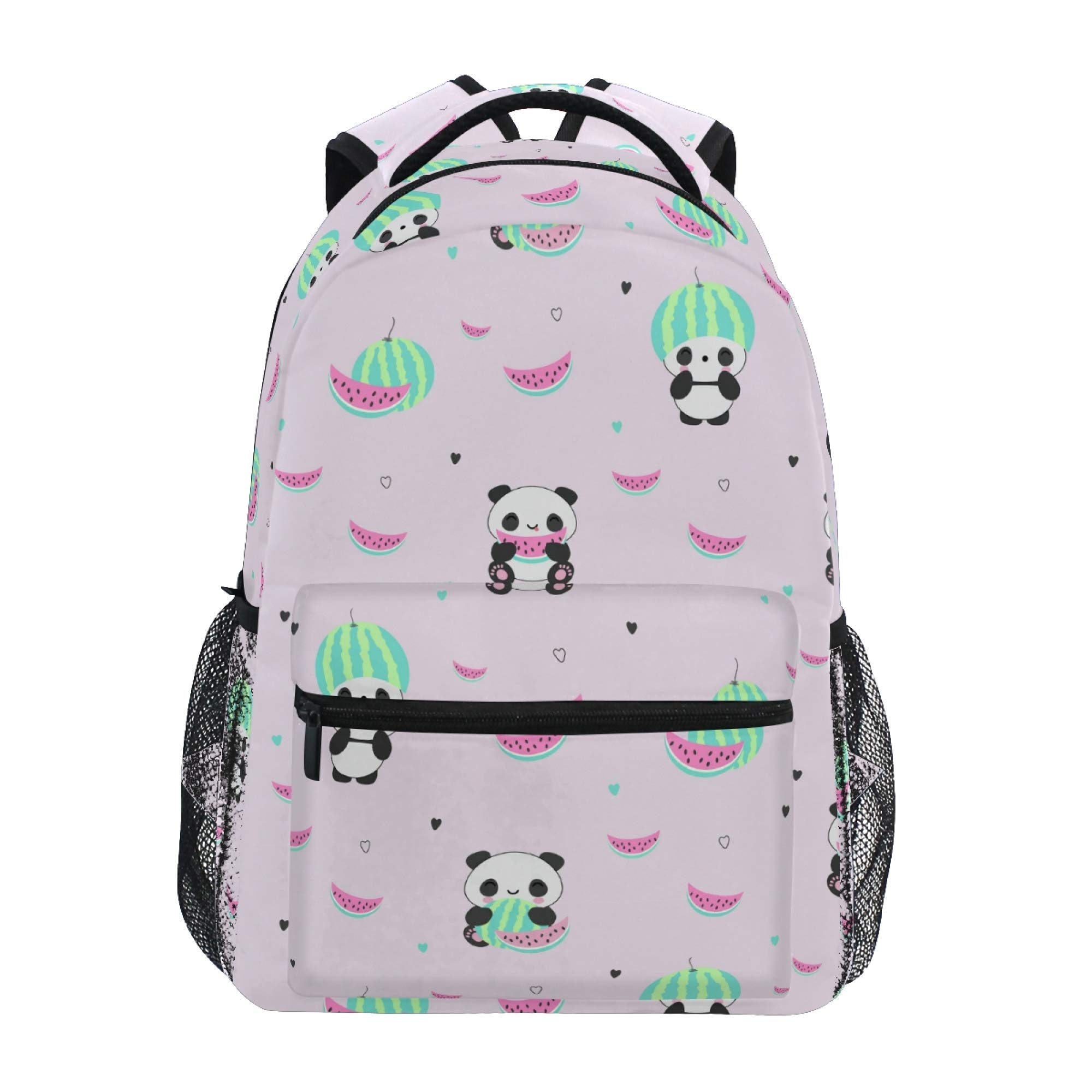 Children's Backpack, Schoolbag Cartoon Animal Cute Panda With Watermelon Large Capacity Students Bookbag Rucksack Knapsack for Boys Girls Adults Teen