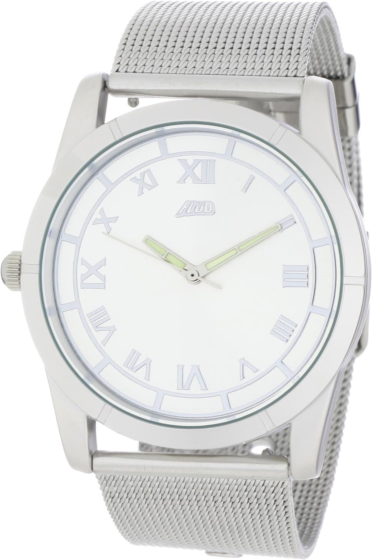 Flud Unisex #TMT002 The MomentSilver Watch with Mesh Strap