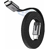 Statik MagStack Slim Pro - USB C to USB C Cable, Magnetic Anti Tangle Flat Type C Charger Fast Charging Cord, Magnetic Charging Cable, Compatible with iPhone 17, Galaxy S24 Ultra, 100W 6FT