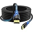 Rommisie 4K HDMI Cable 35 FT (HDMI 2.0,18Gbps) Ultra High Speed Gold Plated Connectors, Ethernet Audio Return, Video 4K, Full