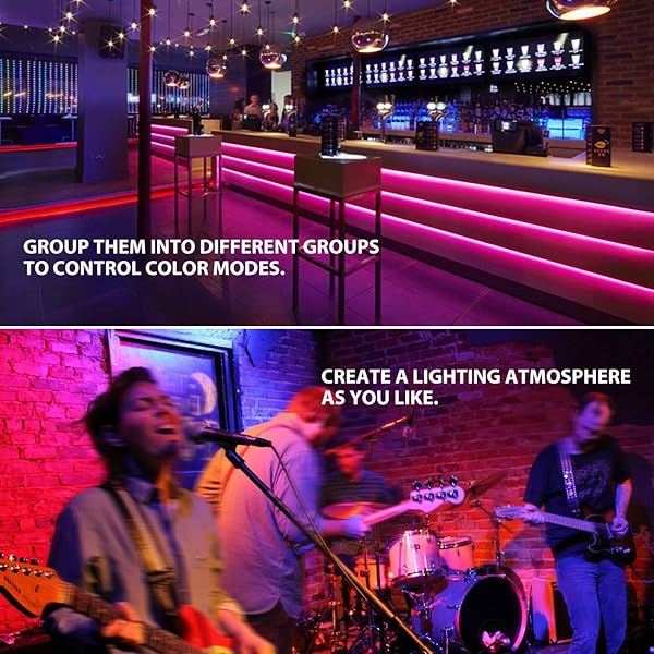 Tiras LED 5M 5050 RGB Blanco FroClido Wifi Inteligentes Impermeable IP65 Compatible con Alexa Google Home y App Smart Life Android iOS Multicolor LVWIT