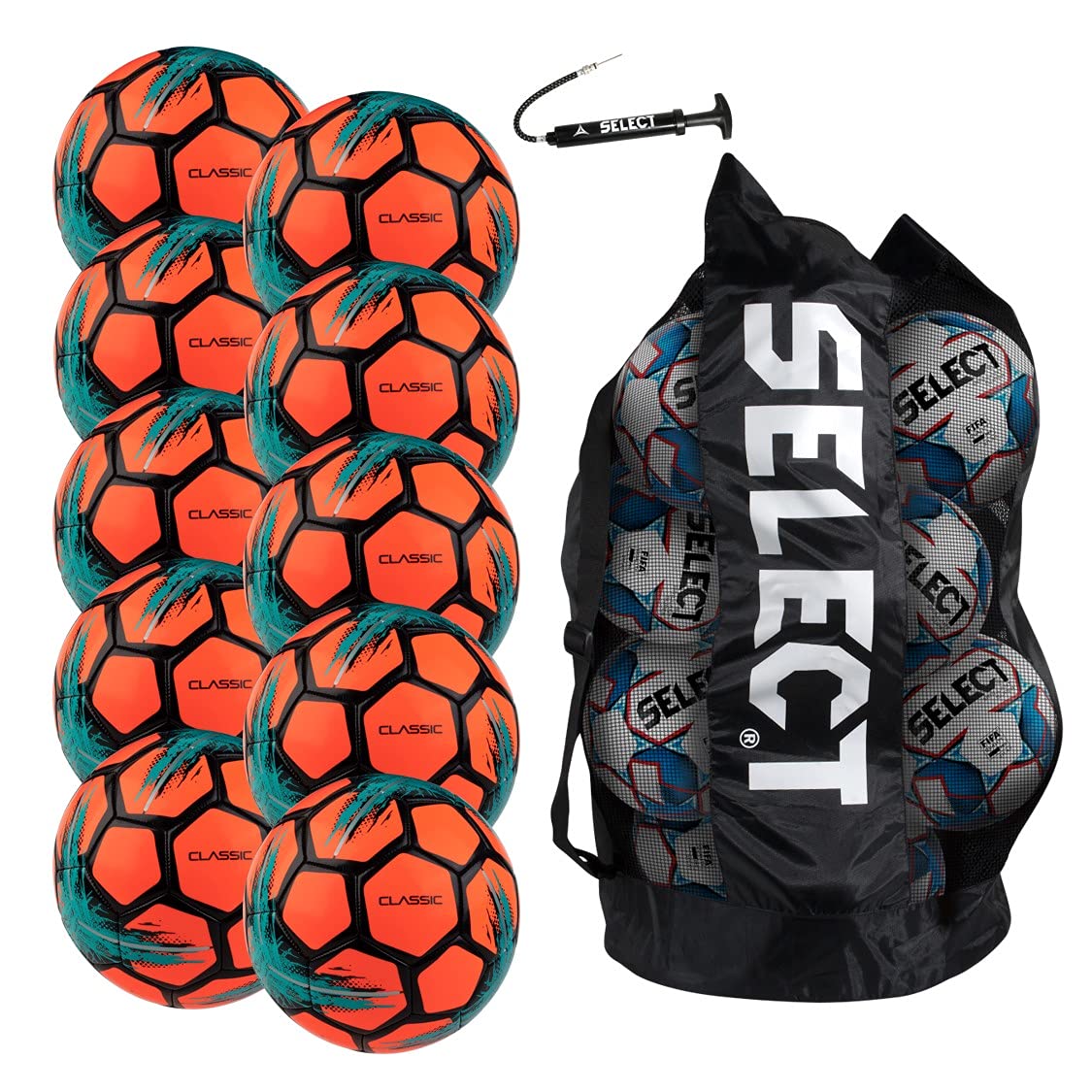 thumbnail image 2 of Precision Football Mesh Sack - Holds 10 Balls - Black Nylon - TR154 2 of 6