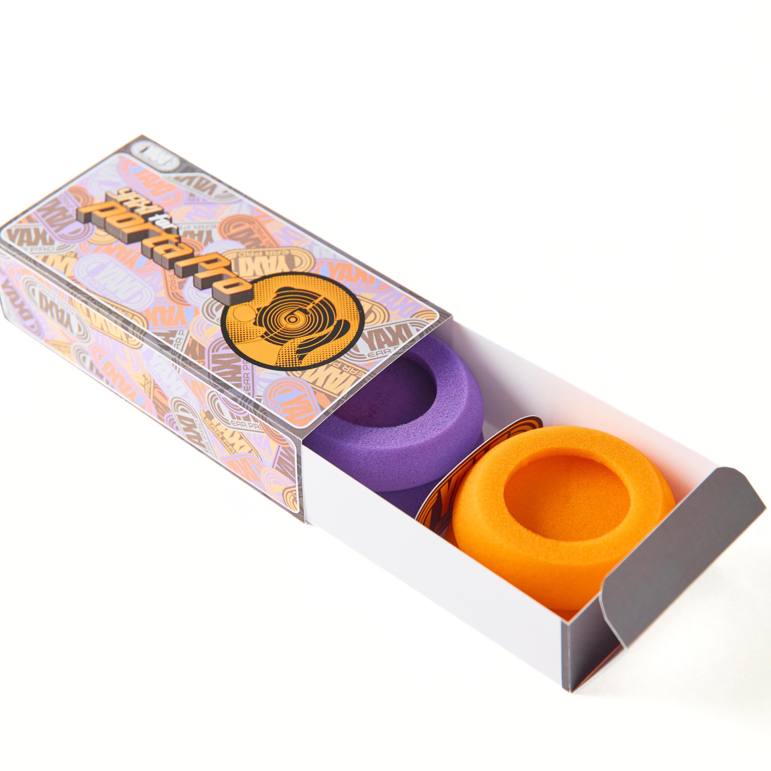 YAXI EARPADS for Koss PORTAPRO 2Pairs (Purple+Orange) — image 1