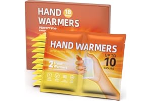 YOSHENMO YOSHENNMO Hand Warmers Disposable - Up to 10 Hours of Heat, Super Long Lasting Air Activated Warmers, Quick & Easy Activation, Portable Odor, Free Warmth for Hands