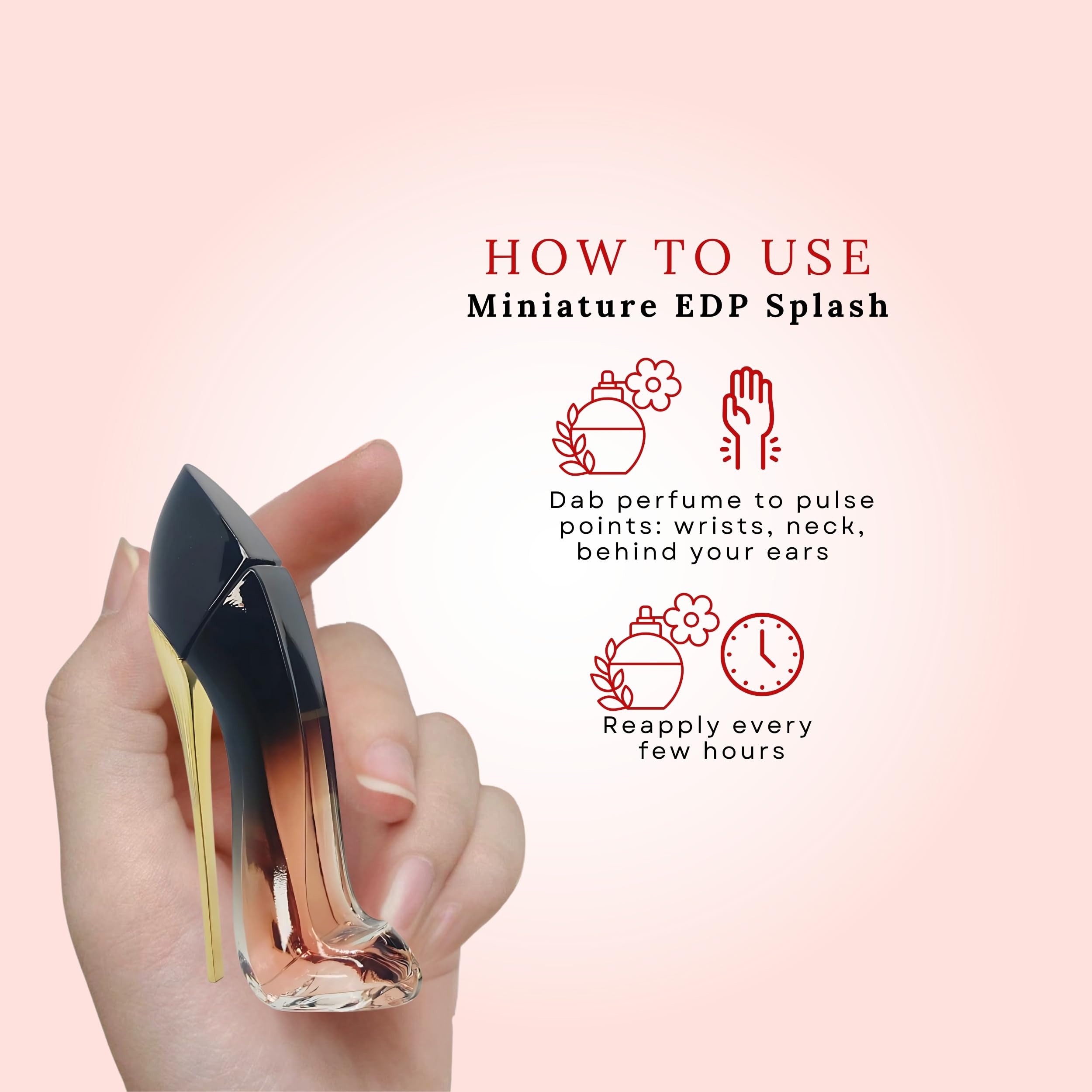 Carolina Herrera Good Girl Perfume for Women Mini Gift Set Splashes EDP 0.24 Ounce