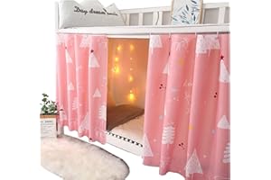 Qubanda Rideaux de lit occultants pour dortoir - Pour homme et femme - Respirants et résistants à la poussière - Pour lit sim