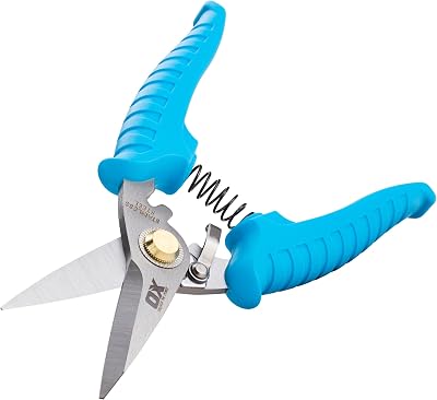 OX Tools OX Pro Snips - Precision Snips for Cutting, Pliers Style