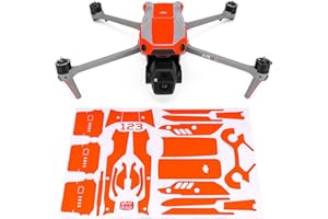 WRAPGRADE Skin Decal Sticker Accent Color Compatible with DJI Air 3S (Neon Orange)