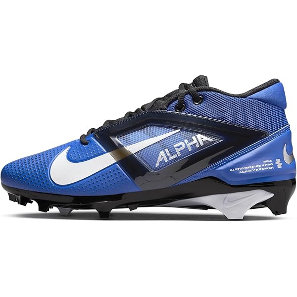 Amazon.com | Nike Alpha Menace 4 Shark Football Cleats (FN0028-400