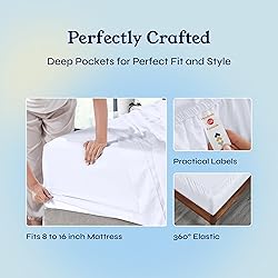 California Design Den 6 Pc Queen Size Sheet Set