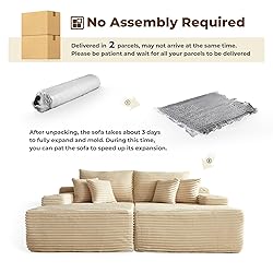 ovios 81" Oversized Sectional Double Lounge Chaise