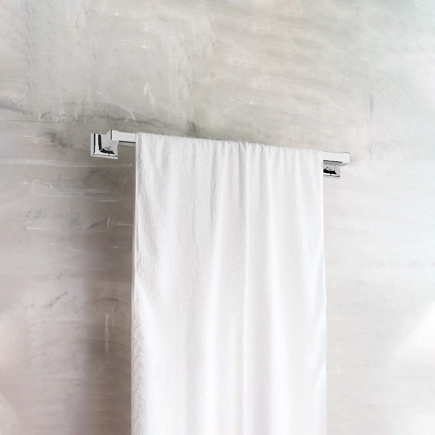 Design House 533018 Millbridge Bath Accessories, Towel Bar 18-Inch, Polished Chrome - - 