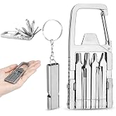 13 in 1 Carabiner multitool,Multitool Keychain,Self Defense With Bottle Opener Phone Holder Screwdriver Carabiner For Outdoor,keychain multitool with emergency whistle