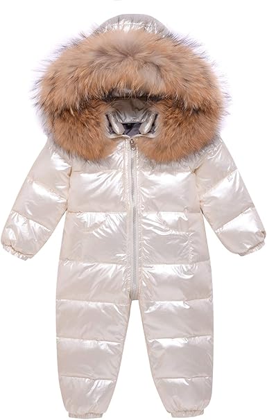 snowsuit with fur hood