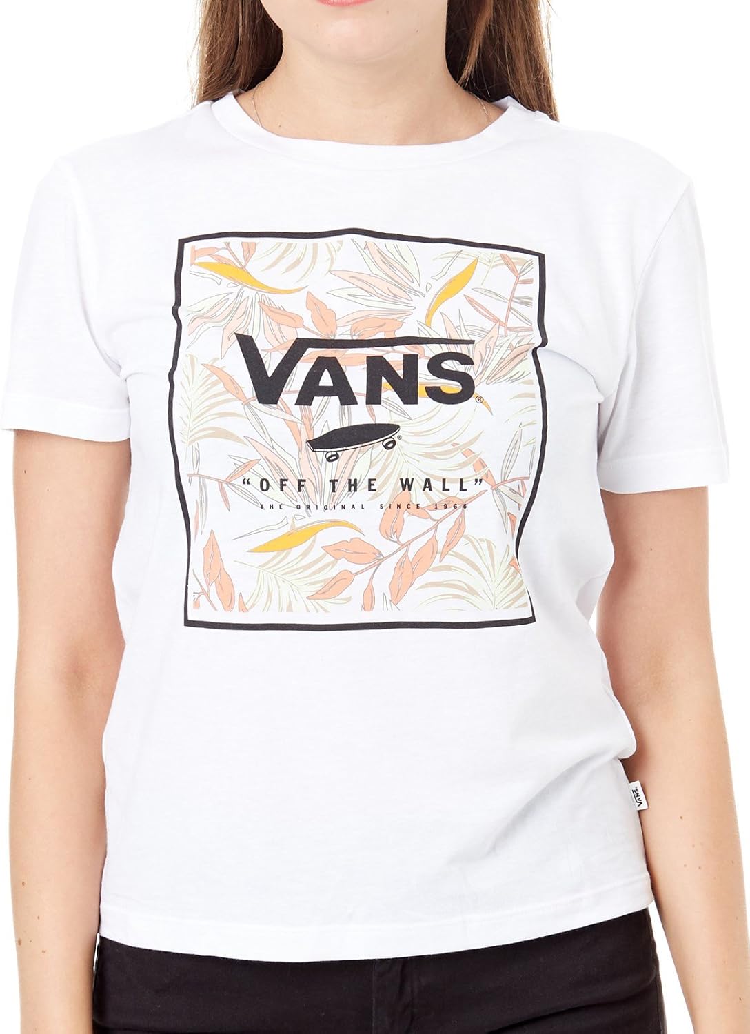 Vans_Apparel Damen TROP TOP T-Shirt, Weiß (White P7I), X ...