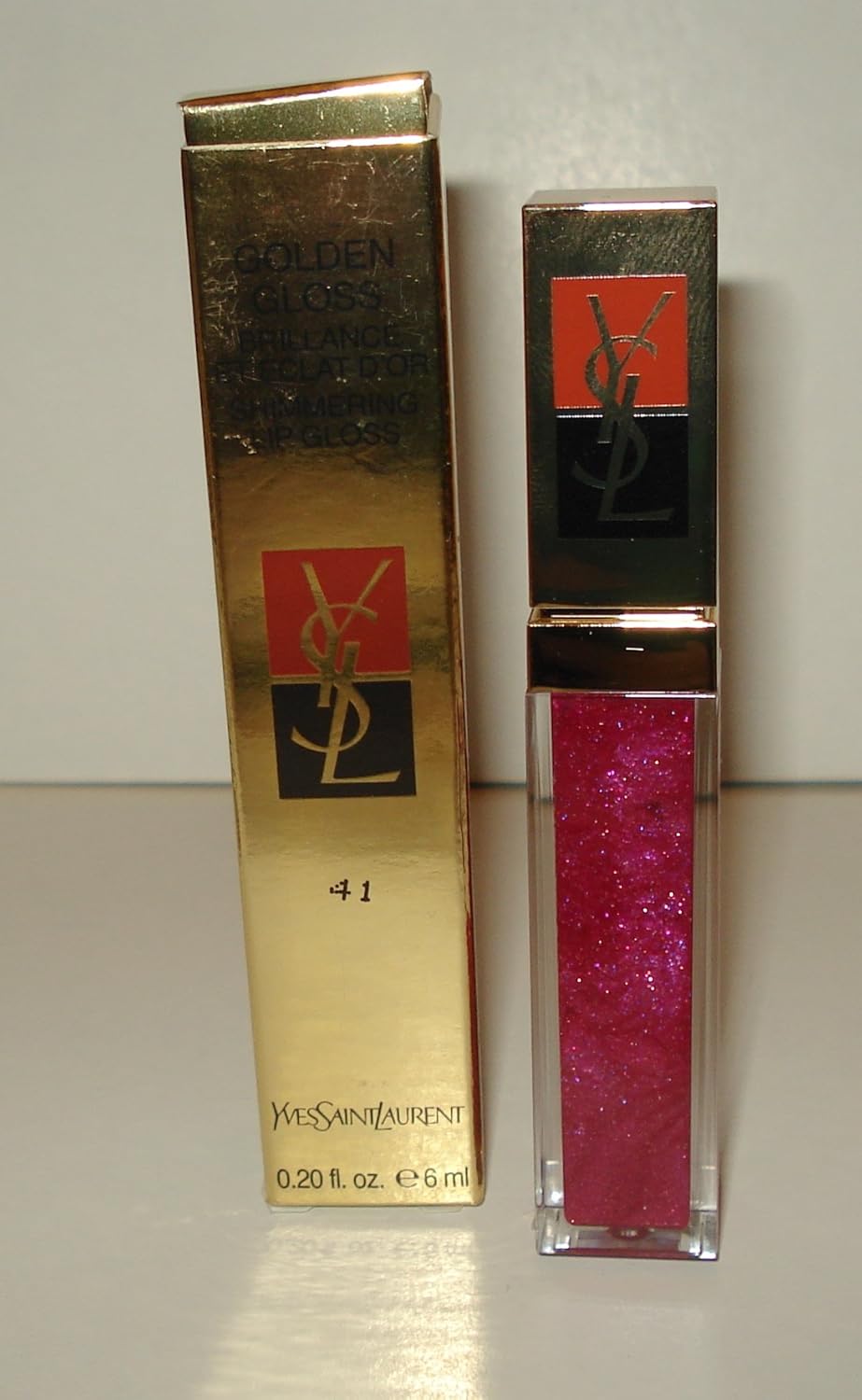 Golden Gloss Shimmering Lip Gloss 41 Isolence YSL Lip Color Golden Gloss