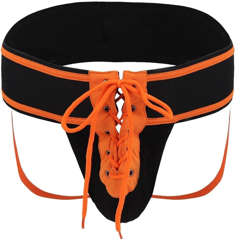LEEDY Mens Lace up Sports Underwear Jockstrap GString Clubwear Athletic Supporter Lingerie Jock