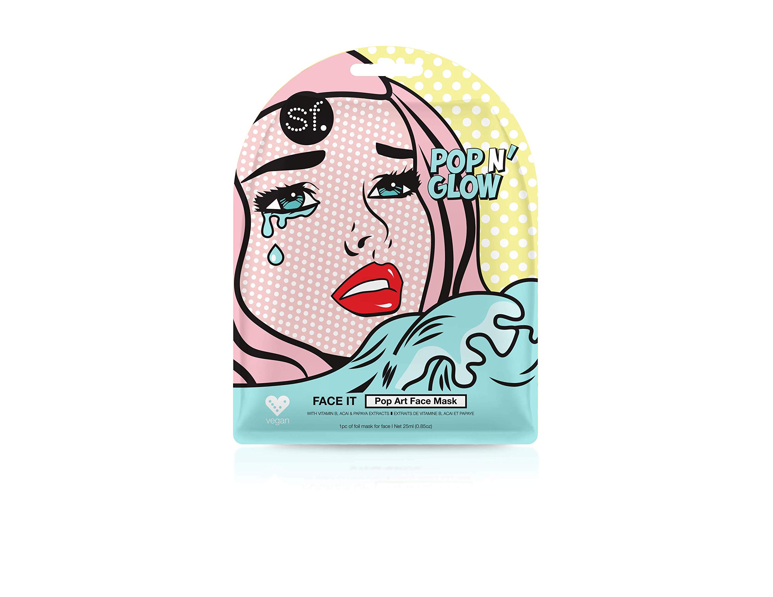 KinkedSFGlow Pop Art Face Mask, 0.85oz/25ml
