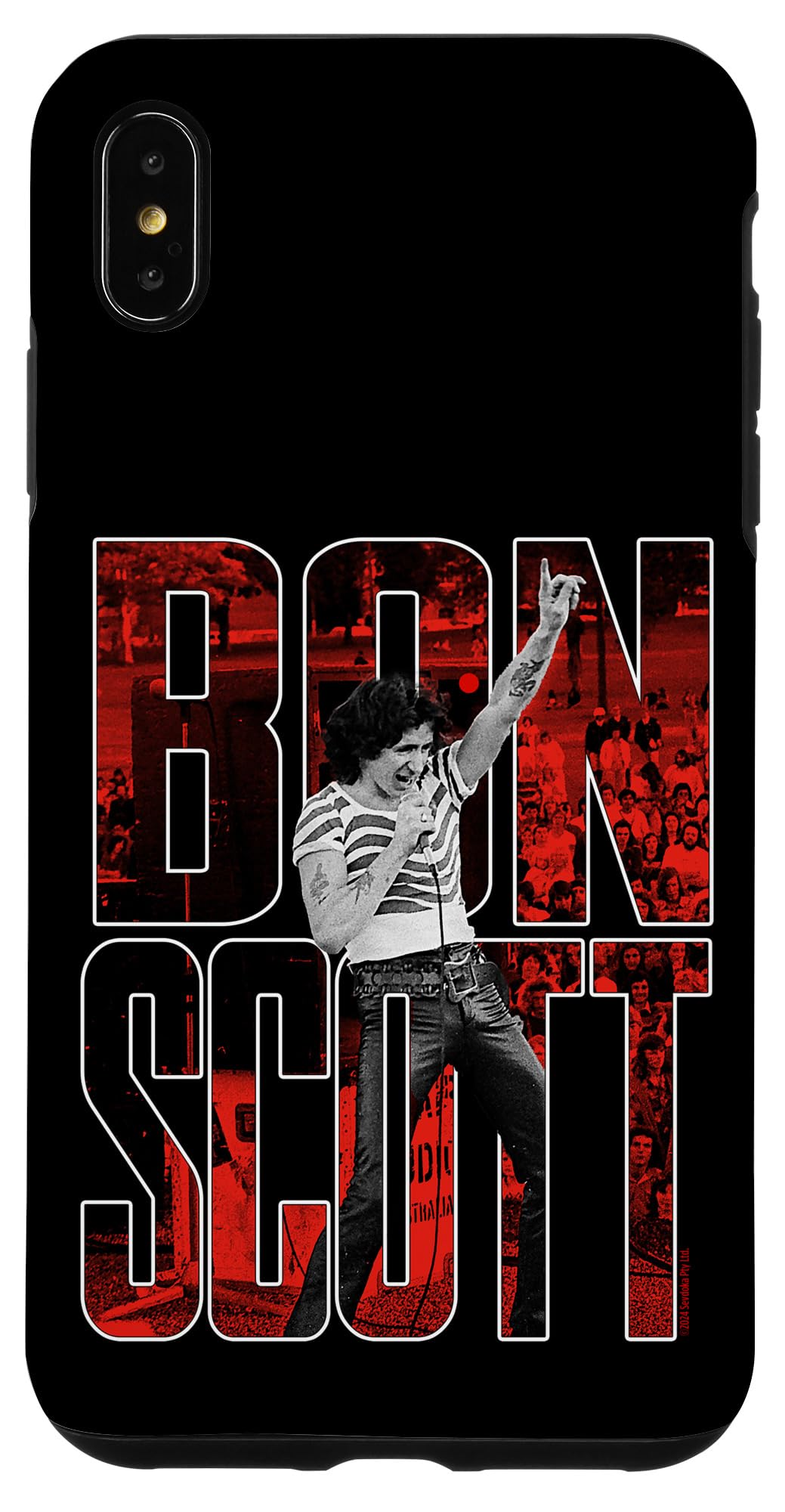 iPhone XS Max Bon Scott Big Logo Live Photo Case