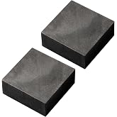 2 Packs Graphite Ingot Block 99.9% High Purity EDM Graphite Plate Blank Milling Surface Melting Casting Mould (50mm x 50mm x 20mm)