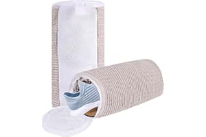 Shoe Washing Machine Bag, 2 PCS Cleaning Bag for Wash Machine,Upgarded Shoes Washing Pocket with Shoelace and Shoepad Pocket,