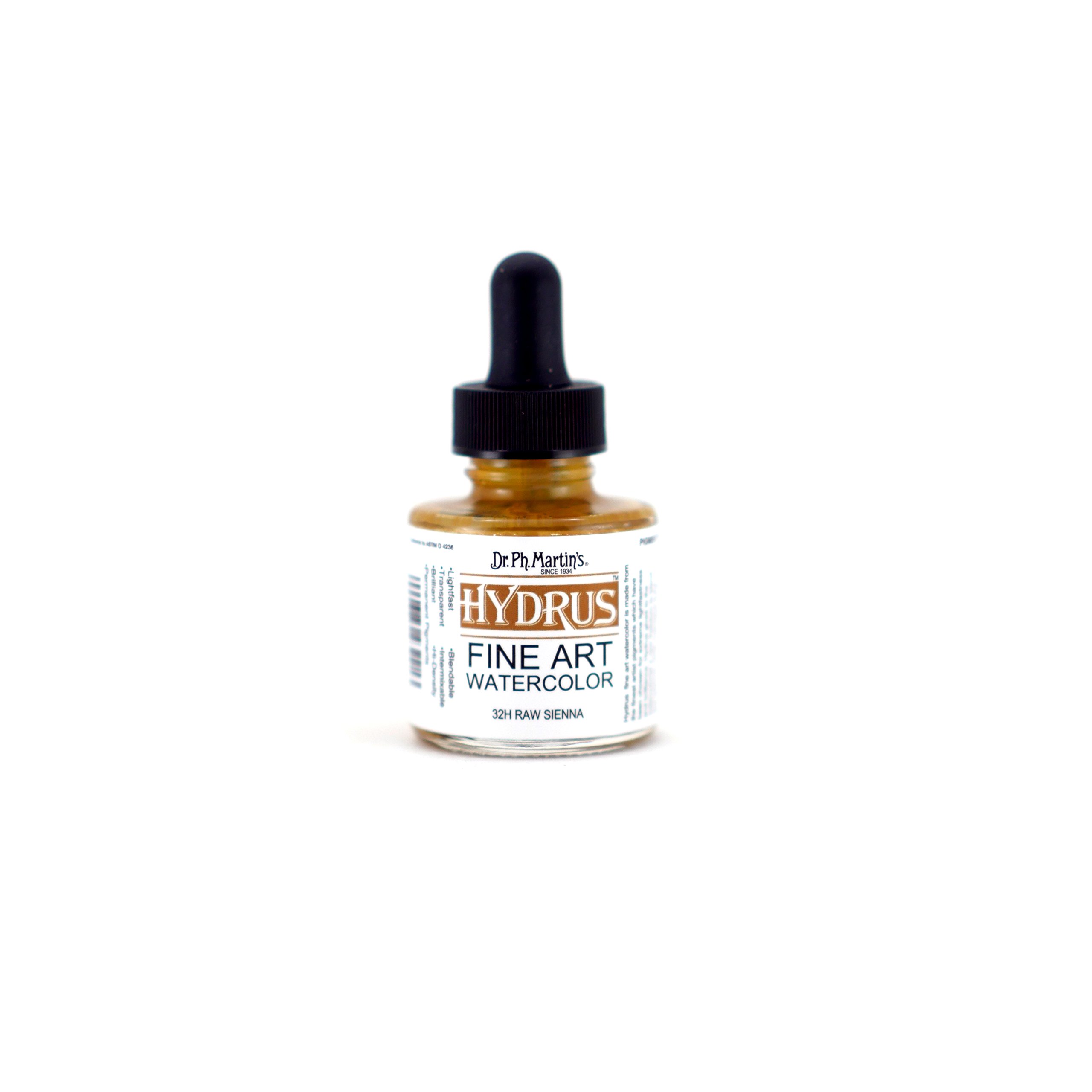 Dr. Ph. Martin's Hydrus Fine Art Watercolor, 1.0 oz, Raw Sienna (32H)