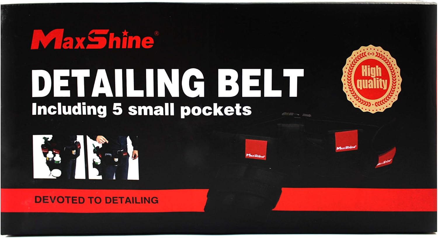 Maxshine Adjustable 600D Oxford Car Detailing Tool Belt Automotive Organizer Kit: Automotive