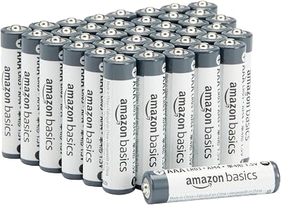 Amazon Basics AAA Alkaline Industrial Batteries 40 Pack 1.5 Volt 5 Year Shelf