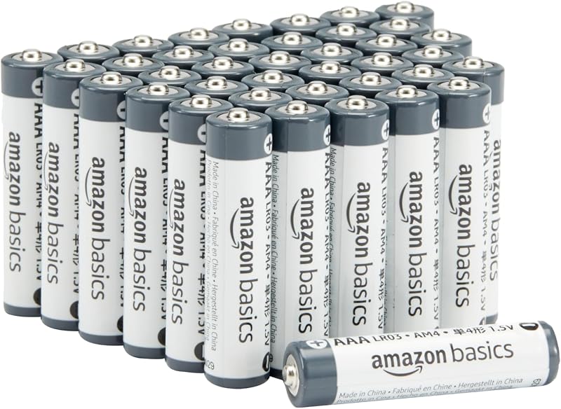 Amazon Basics AAA Alkaline Industrial Batteries 40 Pack 1.5 Volt 5 Year Shelf