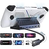 iVANKY ROG Ally Dock, 8-in-1 Docking Station 4K@144Hz for ASUS ROG Ally X/Valve Steam Deck OLED/Legion Go 2/S, Hub for ROG Alloy/Stream Deck, HDMI 2.1, 1Gbps Ethernet, 3*USB-A 3.0, 100W Charge