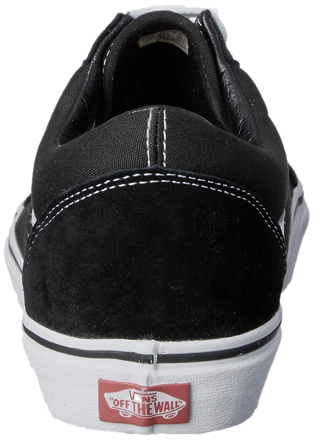 vans old skool black back